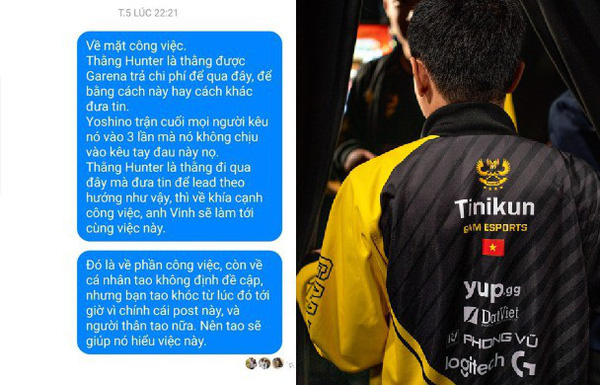 LMHT- Còn vi vu bên Đức, Tinikun lại tạo thêm drama với VETV về vụ việc của Yoshino