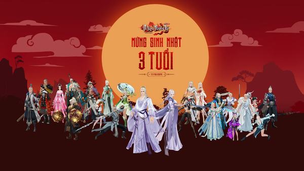 Mừng sinh nhật Võ Lâm Truyền Kỳ Mobile, game thủ nhận quà ngập lối