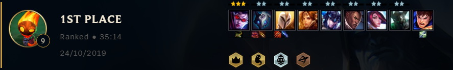 Đấu Trường Chân Lý: Bản 9.22 sẽ cho bạn xem toàn bộ trang bị trong Lịch sử trận đấu