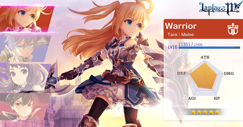 Laplace M: Hướng dẫn tăng điểm kĩ năng cho Chiến sĩ, Kỵ sĩ thánh và Cuồng chiến sĩ cho PvE và PvP tân thủ