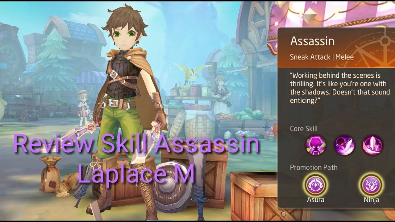 Laplace M - Cách tăng kỹ năng Assassin, Ninja, Asura giúp PVP và PVE hiệu quả