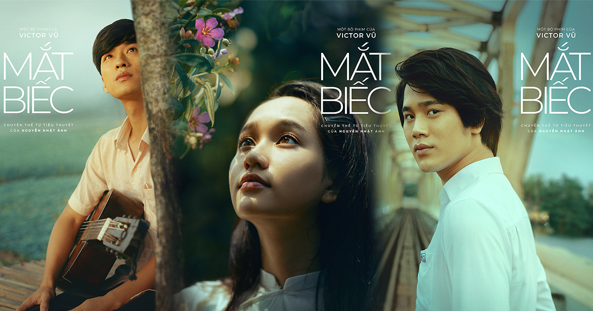 Mắt Biếc tung dàn poster nhân vật đẹp tinh khôi trong ngày Nhà giáo, gợi nhắc kí ức tuổi học trò