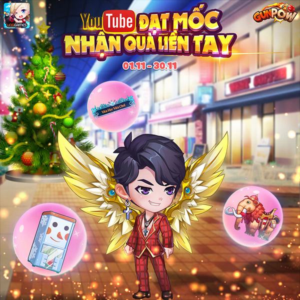 Sân chơi “Tuần lễ Youtube” được đông đảo game thủ GunPow tham gia