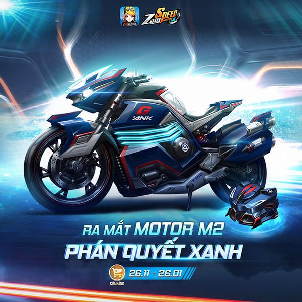 ZingSpeed Mobile ra mắt mẫu xe mới Motor M2