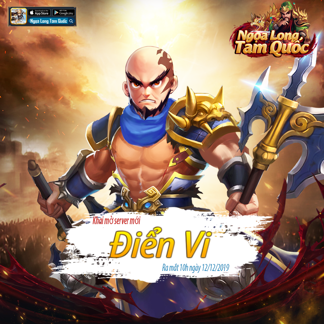 Ngọa Long Tam Quốc khai mở server mới S31 – Tặng 200 Gift code trị giá 500K