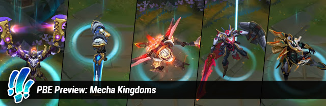 LMHT - Bộ Skin Vương Quốc người máy chính thức ra mắt ở máy chủ thử nghiệm