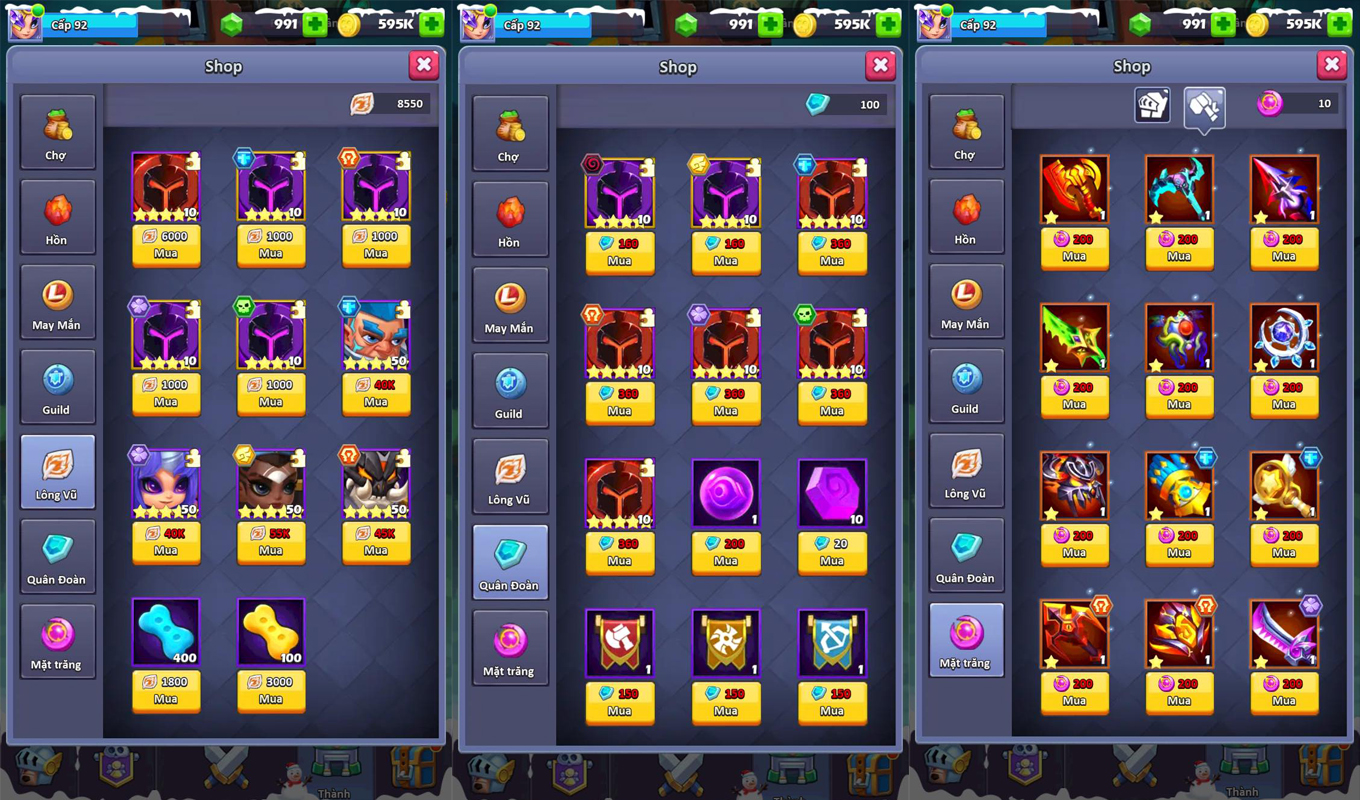 Taptap Heroes: Hướng dẫn cách mùa đồ trong shop một cách hợp lý nhất