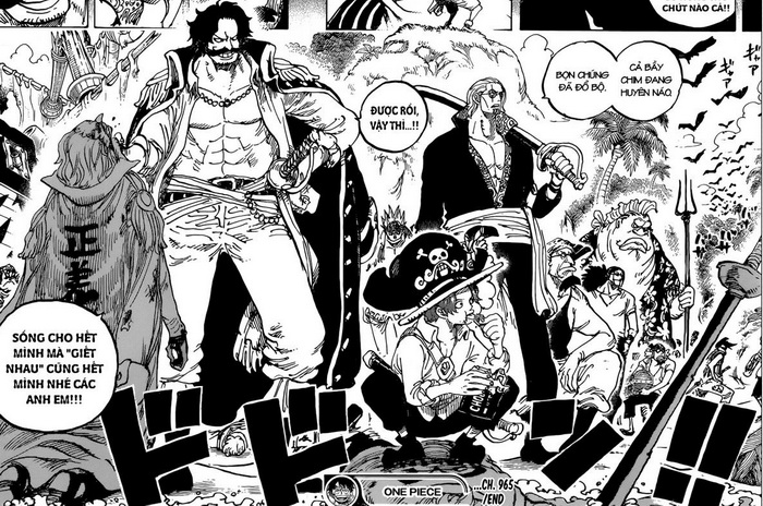 Dự đoán One Piece Chap 966: Roger và Râu Trắng đại chiến, hé lộ lịch sử của Đại Hải Tặc