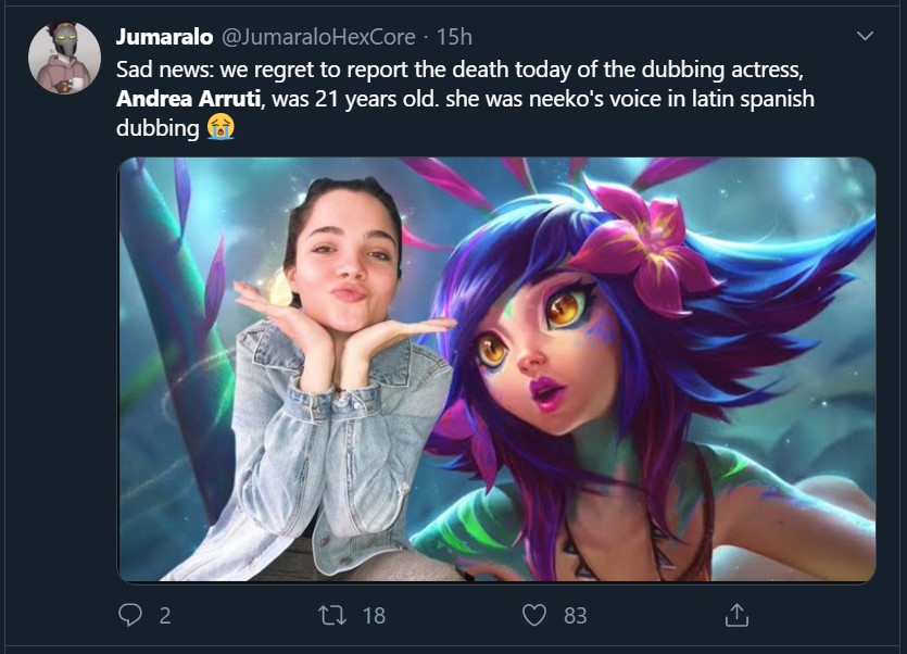 LMHT: Người lồng tiếng cho Neeko bất ngờ qua đời khiến game thủ không khỏi tiếc thương