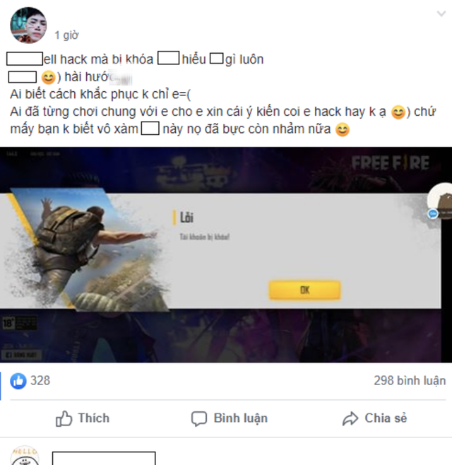 Người chơi Free Fire bị khóa tài khoản oan vì nghi sử dụng hack, ai là người đúng?