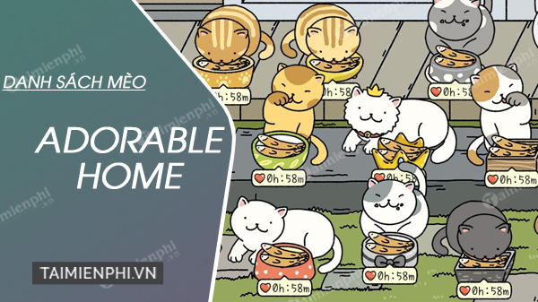 Adorable Home - Cách kiếm tất cả những con mèo trong game