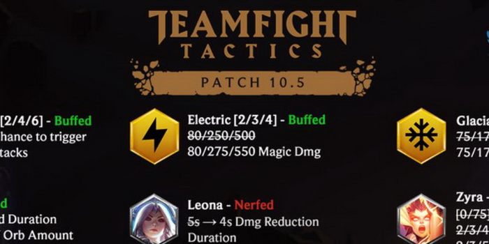 Đấu Trường Chân Lý: Chi tiết bản cập nhật 10.5 - Xạ Thủ Sét Buff mạnh, Yasuo ăn Nerf ngập mặt