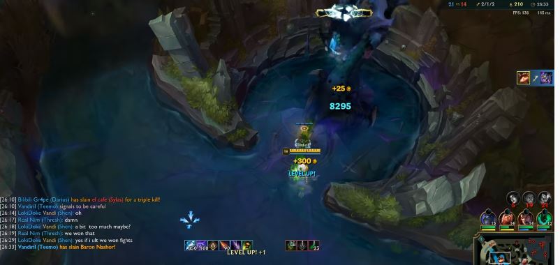 LMHT: Teemo được buff quá tay, hạ sát Baron chỉ trong vòng 15 giây