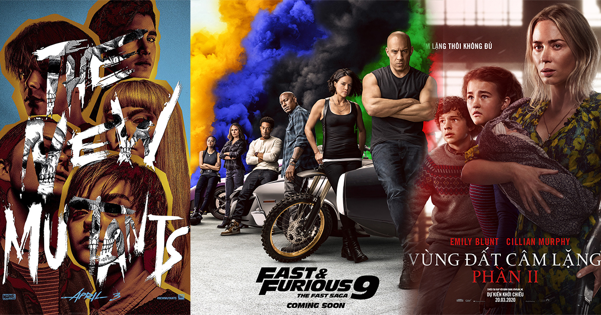 Những tựa phim dời lịch chiếu tránh Covid-19 - New Mutants lọt top số nhọ, Fast 9 lo xa hoãn chiếu cả năm