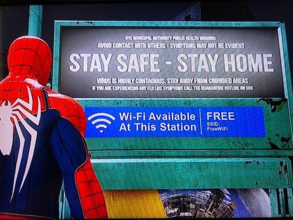 Game thủ bất ngờ so sánh sự kiện trong Spider-Man PS4 với virus Corona
