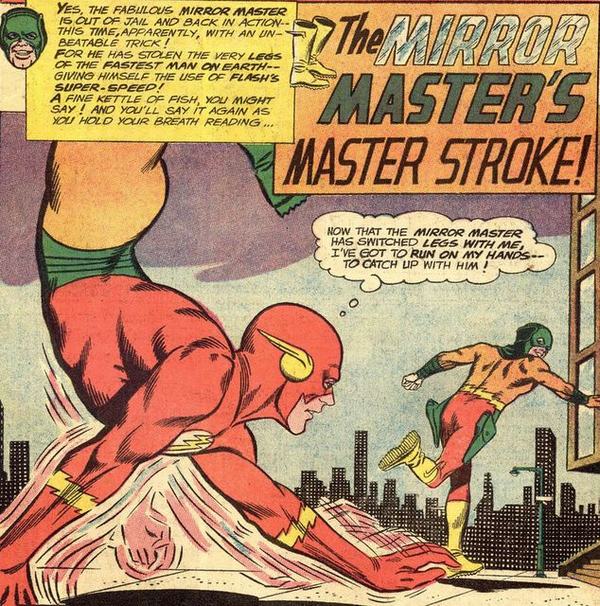 Sẽ thế nào nếu Flash buộc phải dùng tay để chạy thay vì dùng chân?