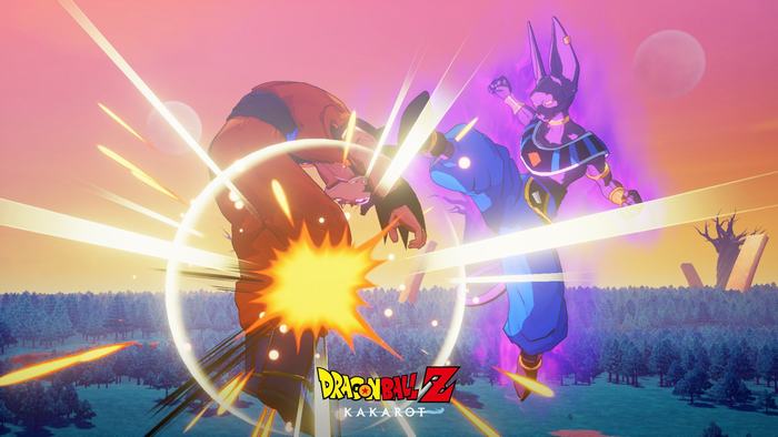 Dragon Ball Z: Kakarot hé lộ chi tiết lạ khi Super Saiyan God đấu với Beerus
