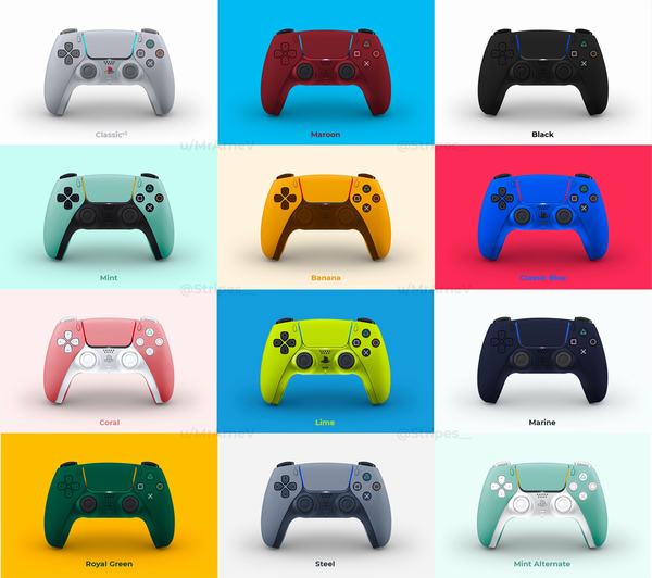 Tổng hợp những mẫu tay cầm PS5 DualSense Custom cực đẹp mắt từ người hâm mộ