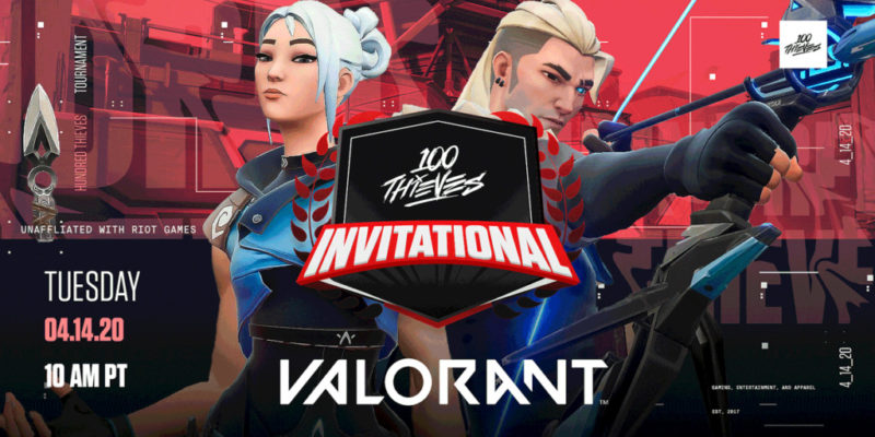 100 Thief mang đến giải đấu Valorant đầu tiên vào ngày 14/4 với nhiều streamer tham dự