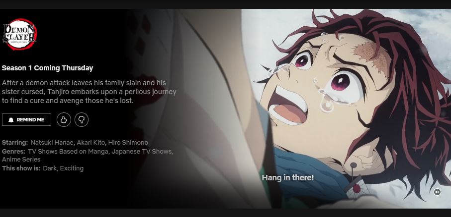 Kimetsu No Yaiba mùa 1 chính thức xuất hiện trên Netflix vào thứ 5 tuần này