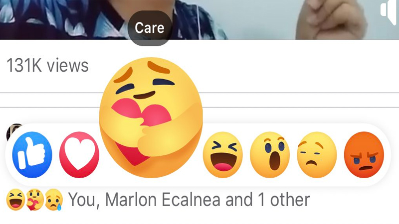 Cách để có biểu tượng cảm xúc mới 'Thương thương' trên Facebook