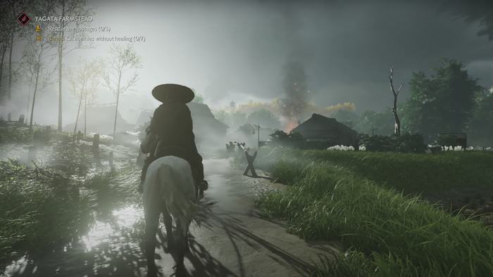 Ghost of Tsushima tung video gameplay siêu đẹp mắt và ấn tượng