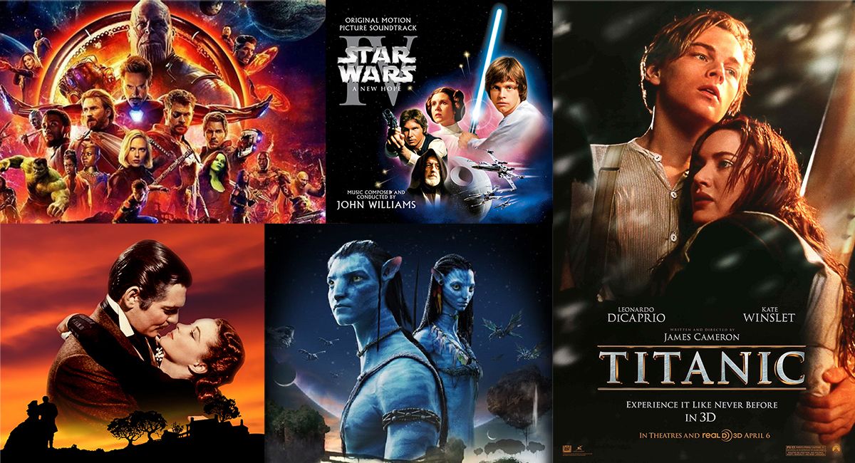 Xếp hạng 10 phim có doanh thu cao nhất lịch sử phòng vé thế giới (P1)