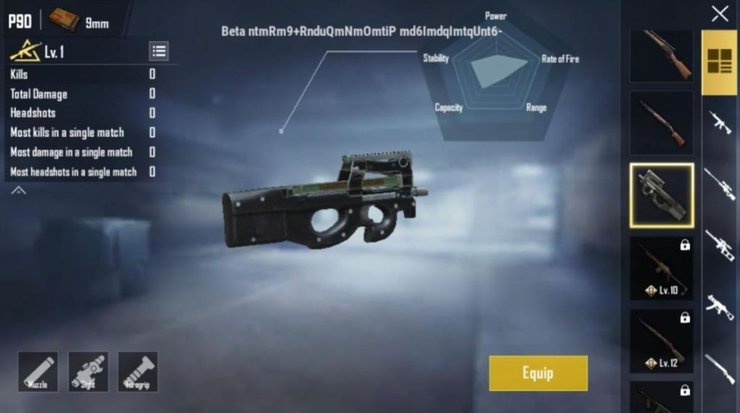 PUBG Mobile: Mọi thứ bạn cần biết về khẩu SMG mới, P90