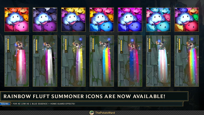 LMHT "bán như cho" gói biểu tượng Poro kèm hiệu ứng cầu vồng tuyệt đẹp với giá 1 Tinh hoa Lam