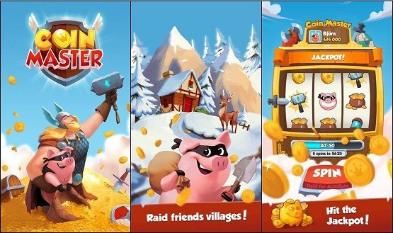 Coin Master - Tựa game quay thưởng để phá nhà bạn bè cực kì hấp dẫn