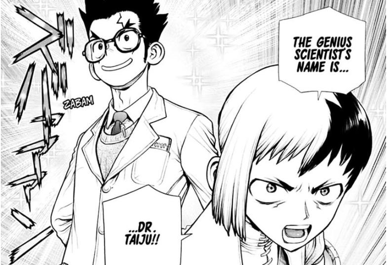 Dự đoán spoiler Dr.Stone chap 152: Dr.Taiju xuất hiện, Gen lừa toàn bộ nhóm của Xeno