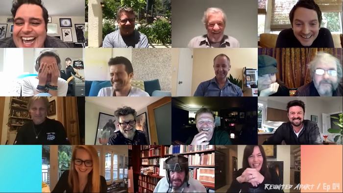 Giữa mùa COVID, dàn sao Lord of The Rings hội ngộ qua Video Call