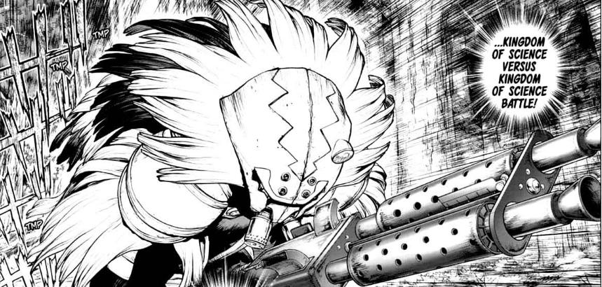 Dự đoán Spoiler Dr.Stone chap 154: Khoa học VS Khoa học, Chiến tranh bùng nổ!