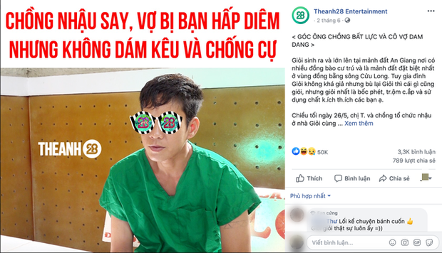 Drama Page Theanh28 bị kêu gọi tẩy chay vì đăng bài xuyên tạc, cợt nhả nạn nhân vụ án hiếp dâm