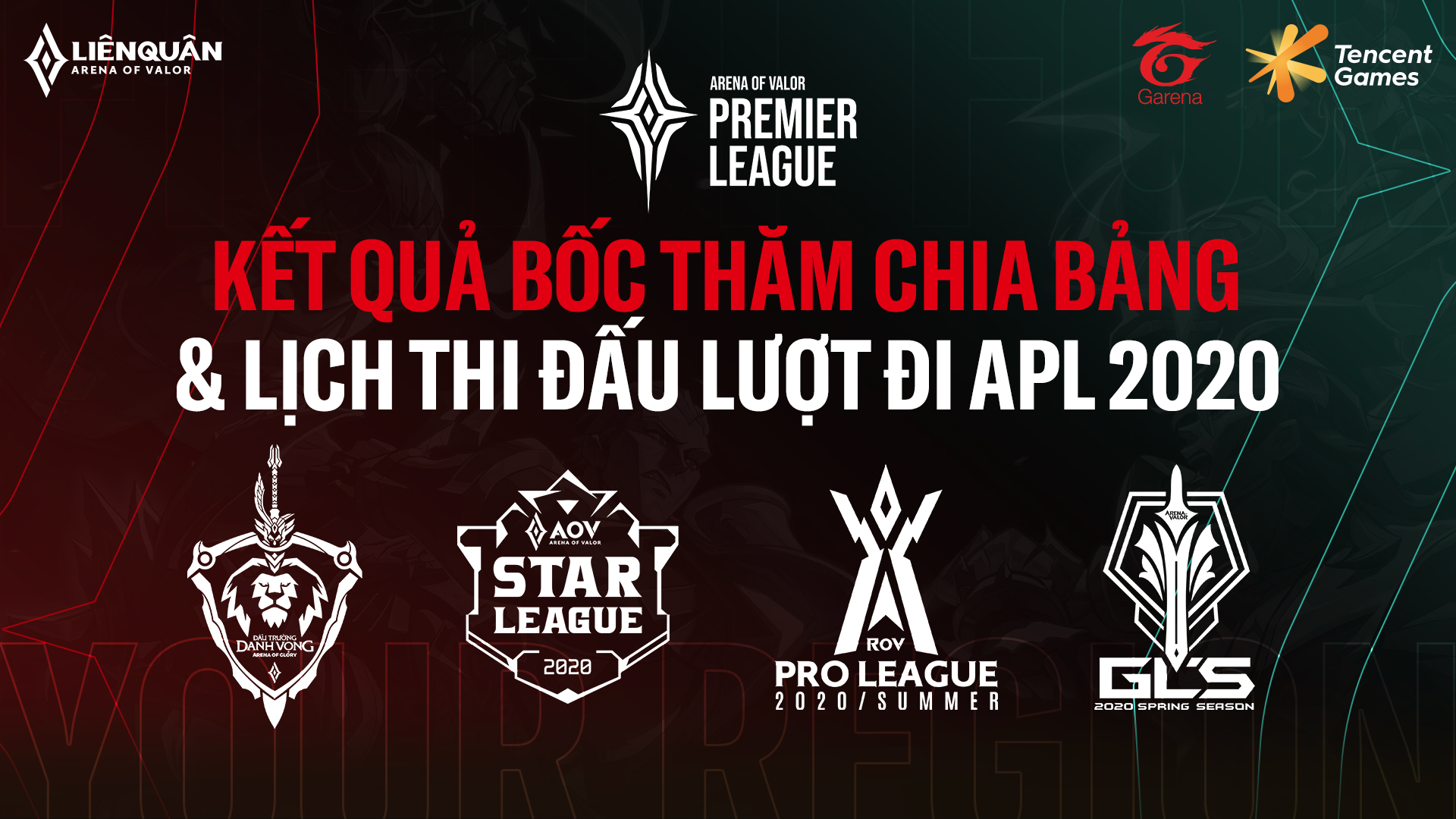 Liên quân Mobile: APL 2020 khởi tranh, lộ diện bảng đấu tử thần