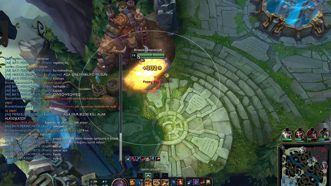 LMHT: Hết Kayn rồi đến Poppy gặp bug, đứng ở Bệ Đá Cổ nhưng vẫn hạ đều đều cả trăm mạng