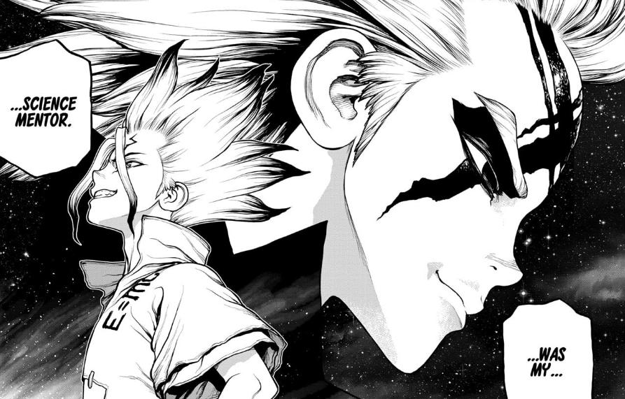 Dự đoán spoiler Dr.Stone chap 156: Senku kể về quá khứ bên Xeno