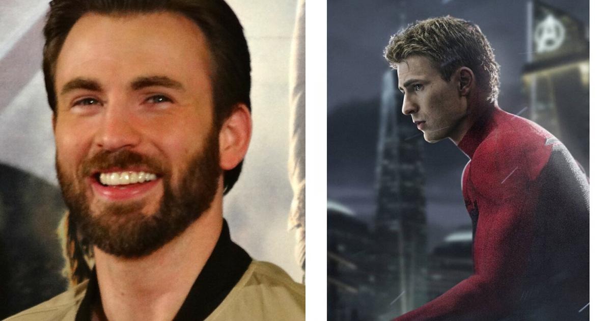 Fan sốc trước tạo hình cực đẹp trai của Captain America khi hóa thân thành Spider-Man