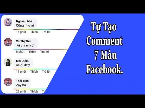 Hướng dẫn: Cách comment đường kẻ 7 màu trong phần bình luận của Facebook