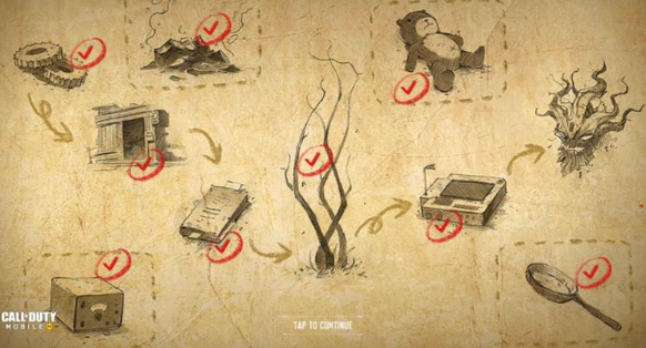 Call of Duty Mobile: Vị trí của những quả trứng phục sinh và những bí mật trong Zombie mode