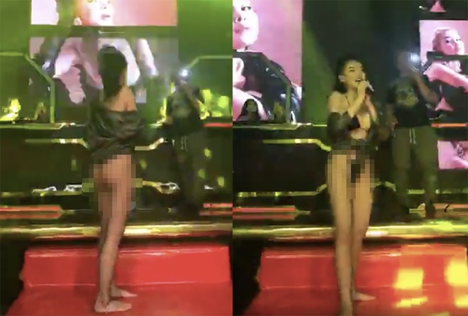 Ngân 98 bị cấm diễn 4 tháng vì mặc phản cảm