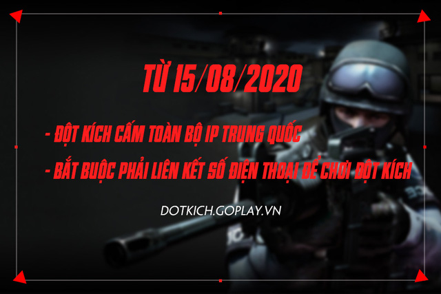 Đột Kích Việt Nam chính thức chặn IP Trung Quốc nhằm giảm thiểu tình trạng hack cheat tràn lan