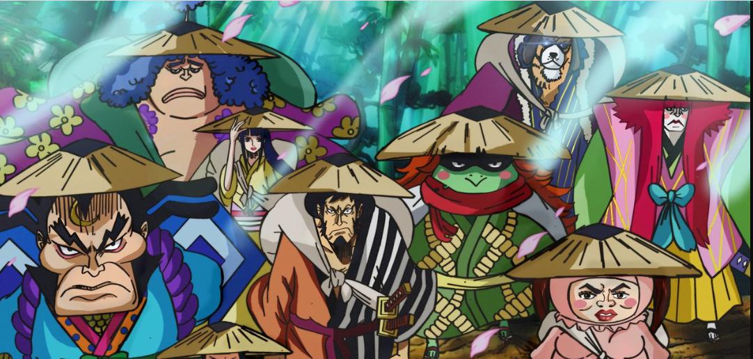 Spoiler One Piece chap 986: Kanjuro chết, Cửu Hồng Bao nhất loạt đâm kiếm vào Kaido!