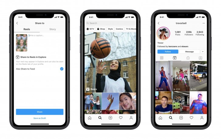 Instagram ra mắt tính năng "Reels", nhằm cạnh tranh với mạng xã hội TikTok