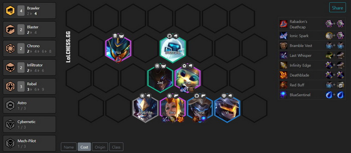 Đấu Trường Chân Lý: Hướng dẫn đội hình Nổi Loạn mạnh nhất meta 10.16 rank Kim Cương