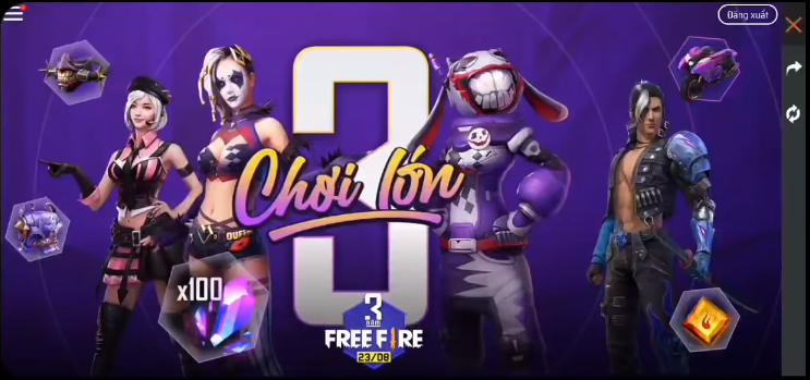 Free Fire: Cách thức tham gia các sự kiện Sinh nhât 3 năm Free Fire 