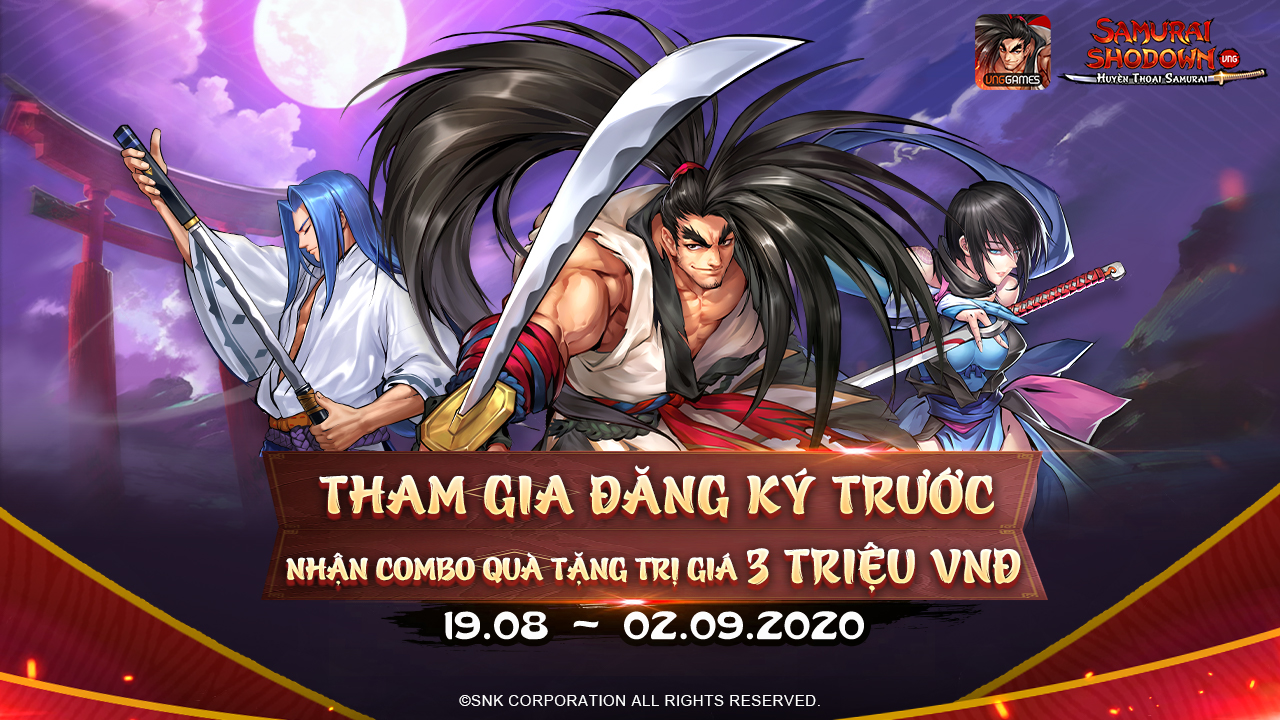 SAMURAI SHODOWN VNG bất ngờ mở đăng ký trước cho game thủ Việt Nam