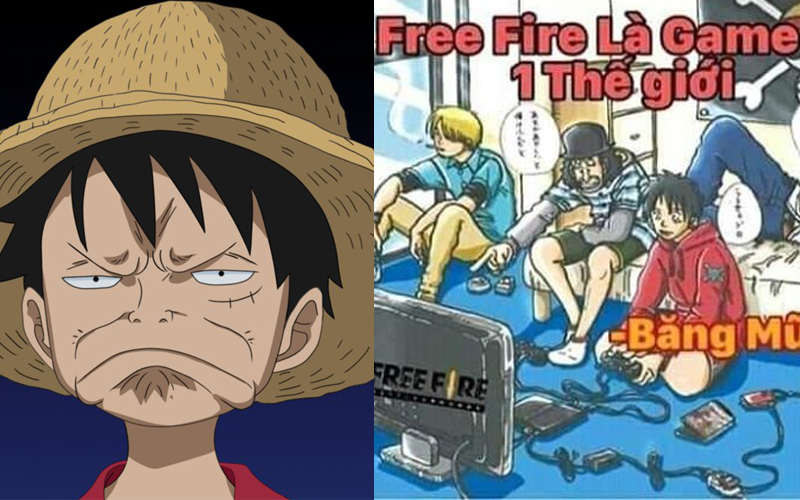 Bất ngờ xuất hiện câu chuyện Luffy sẽ trở thành "Vua Free Fire" khiến game thủ choáng váng
