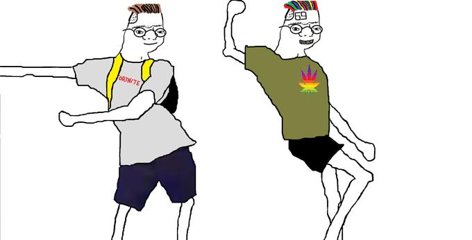 Meme Zoomer là gì - Meme ám chỉ giới trẻ thích cool ngầu và mê chơi game Battle Royale