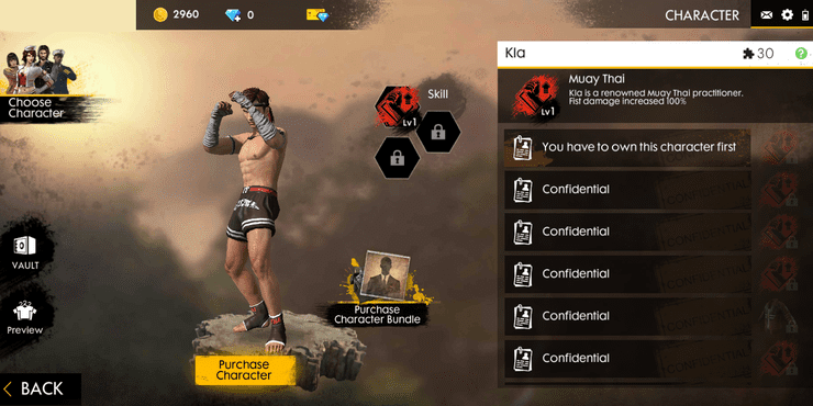 Garena tiết lộ Top 5 nhân nhân vật được sử dụng nhiều nhất trong Free Fire